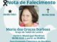 Nota de falecimento – Meus Sentimentos a Família