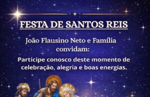 Dia. 02/05 Festa de Reis João Flausino Neto e Família