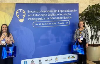 Nos dias 15 e 16 de Abril a Secretária Municipal de Educação Maria Virgínia e Edna Ferreira estiveram presentes no II Workshop de Especialização em Educação Digital e Inovação Pedagógica.