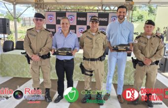 Na manhã desta quinta-feira, 21 de maio de 2026, foi realizada na sede da Polícia Militar de Perdizes a entrega oficial de três viaturas destinadas ao reforço da segurança pública do município