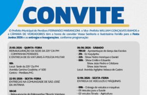 Convite Prefeitura de Perdizes