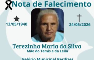 Nota de Falecimento – Meus Sentimentos a Família