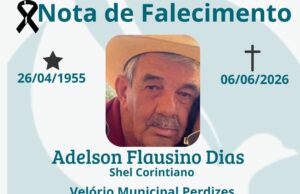 Nota de falecimento- Meus Sentimentos a Família