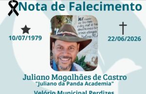 Nota de Falecimento- Meus Sentimentos a Família