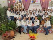 Festa Julina reúne alunos e famílias na Escola Municipal Lúcio dos Santos.
