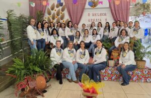 Festa Julina reúne alunos e famílias na Escola Municipal Lúcio dos Santos.