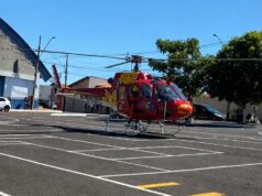 Suspeita de AVC mobiliza equipes do SAMU e helicóptero aeromédico em Perdizes.