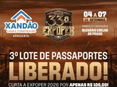 Terceiro lote da 33ª Expoper Perdizes Liberado