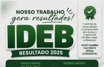 A Escola Estadual Padre João Balker celebra com grande orgulho os resultados alcançados no IDEB, fruto do compromisso, da dedicação e do trabalho coletivo de toda a comunidade escolar.